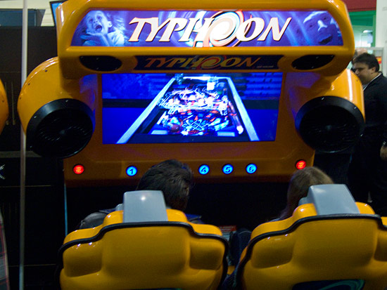 Sega's Typhoon pinball ride