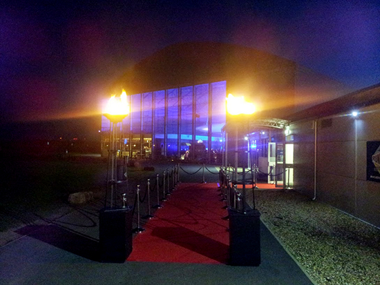 Guests get the red carpet treatment