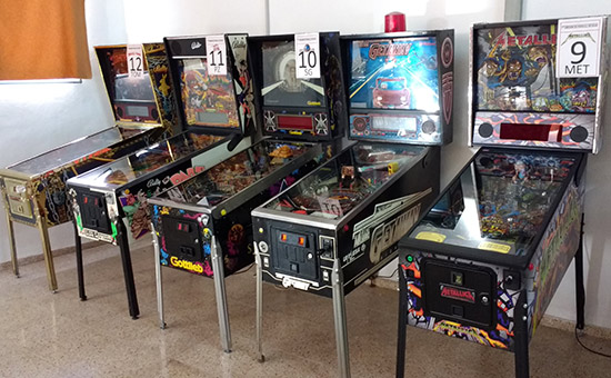 The remaining main tournament machines