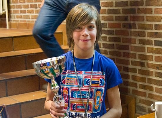 Youth Tournament winner, Korben Van Wonterghem