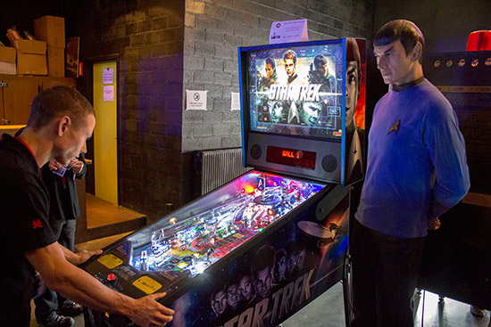 Mr Spock makes sure everyone plays logically