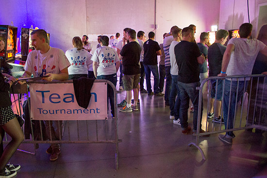 The Team Tournament area