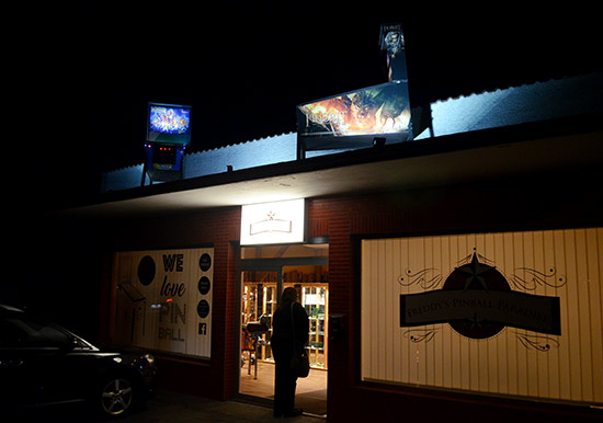 A nice last look at the end of a fun day of pinball