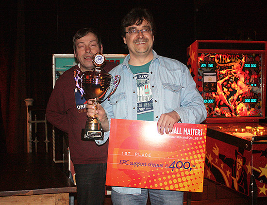 Dutch Pinball Masters 2014 winner, Robert Sutter