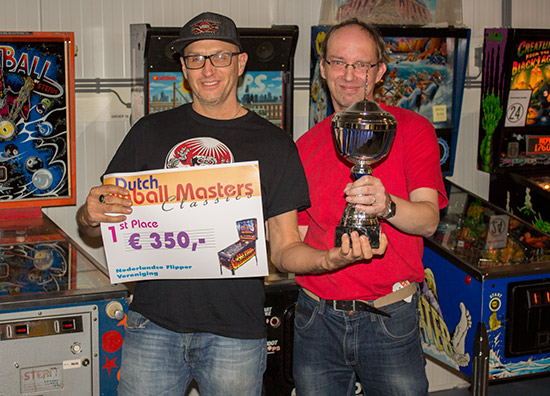 Dutch Pinball Masters Classic Tournament winner, Rich Mallett