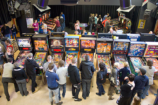 The main hall - home of most free play machines