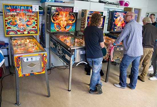 Wizard!, Barracora, Space Time and Elektra - the remaining Classic Tournament machines