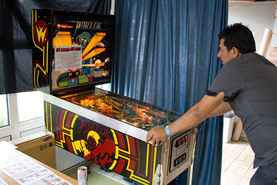 The Warlock used for a high score competition