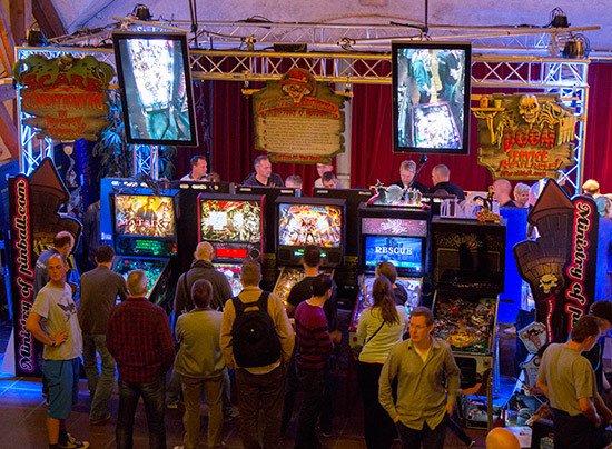The Ministry of Pinball stand