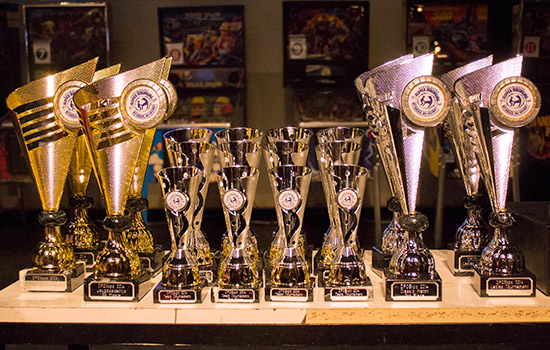 Silver trophies for the other places