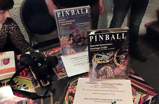 The Pinball Magazine stand