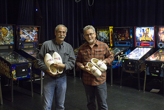Roger and Greg with their clogs