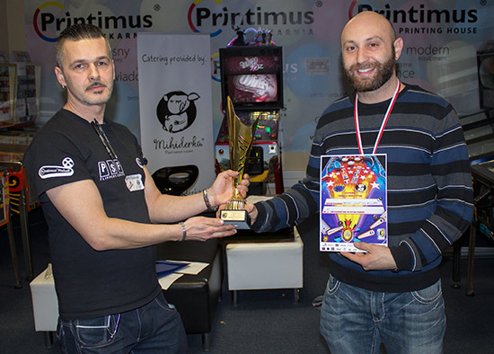 Winner of the Mihiderka Modern Tournament, Daniele Acciari