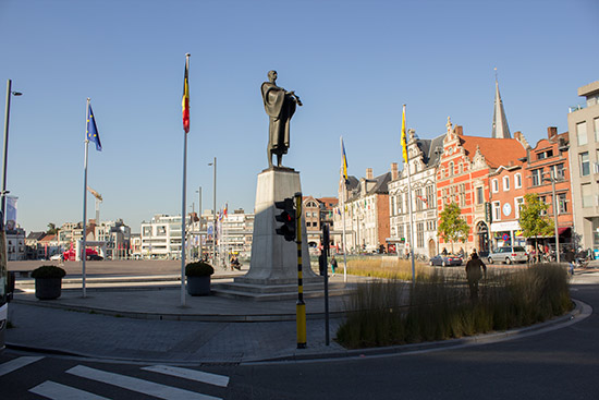 Market Square in central Sint-Niklaas