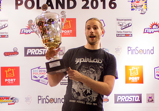 European Pinball Champion 2016, Jorian Engelbrektsson