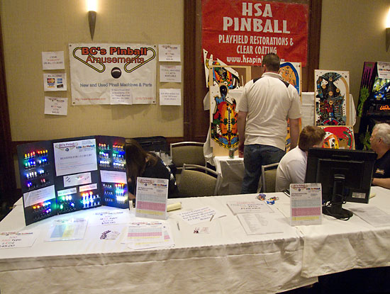 BC's Pinball Amusments, sharing a stand with HSA Pinball