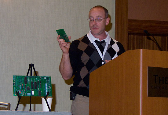 David shows some of his Alltek products