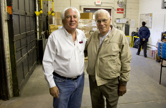 Gary Stern with veteran game designer Wayne Neyens