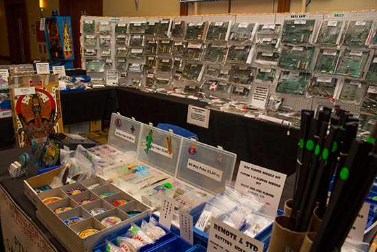 Pinball Wizard Sales & Service we on the right hand end of the row, offering all kinds of circuit boards and spares