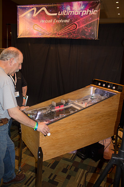 Gerry Stellenberg and Brandon Nuss from Multimorphic were demonstrating their P3 machine