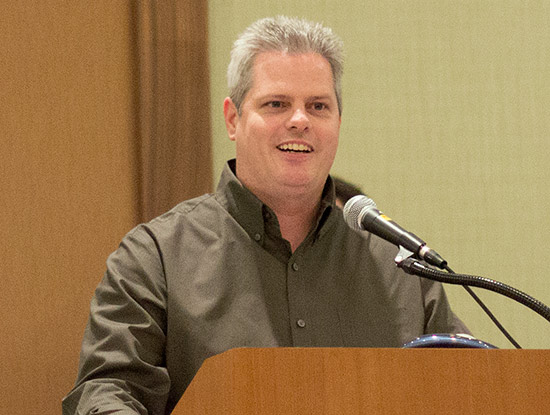 Pinball Expo Hall of Fame 2014 inductee, Brian Eddy