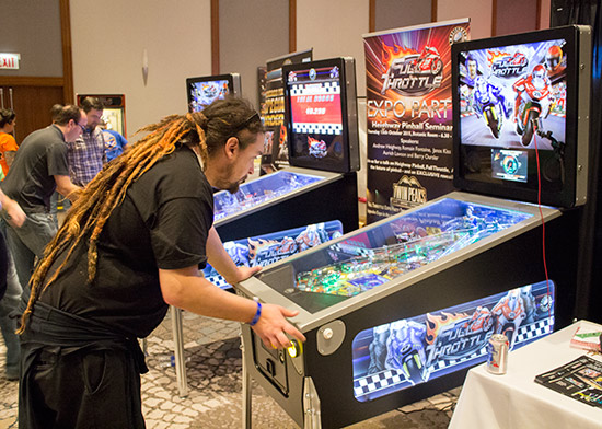 Heighway Pinball had three Full Throttle with the different display options