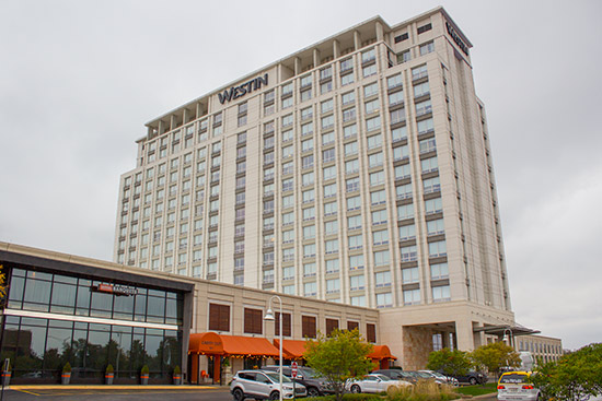 The venue for Pinball Expo 2016, the Westin Chicago North Shore