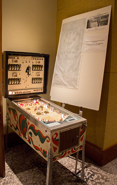 A pinball built based on a lost Harry Williams design