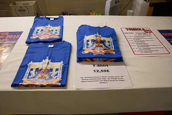 T-shirts and raffle tickets could be bought at the GPA desk