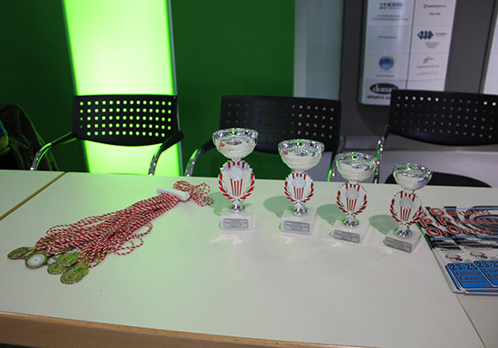 Trophies for the children's competition