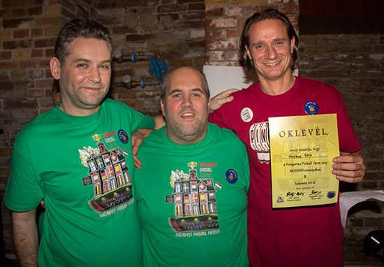 Winner of the Hungarian Pinball Open 2015, Markus Stix