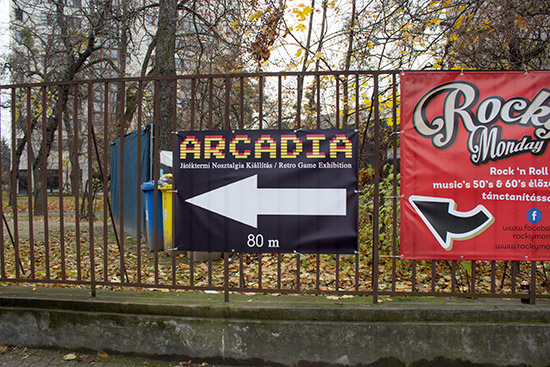 The Arcadia show banner