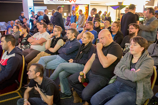 The audience for the classic tournament final