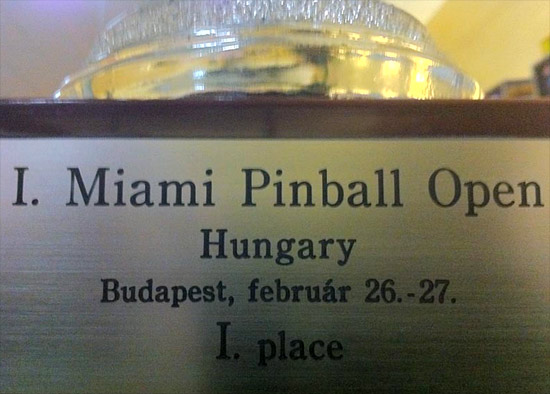 The trophy for the winner
