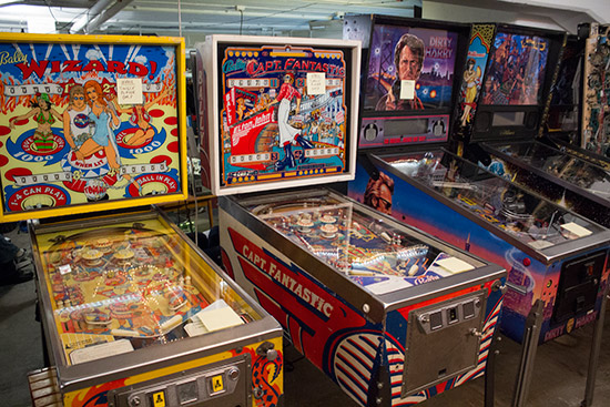 Wizard!, Capt. Fantastic and Dirty Harry were tournament machines