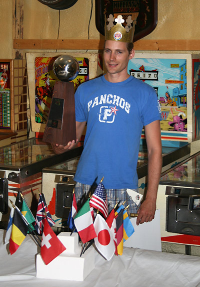 Jorian Engelbrektsson with his trophy
