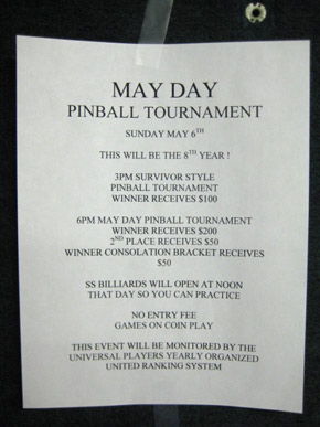 Flyer for the May Day Tournament