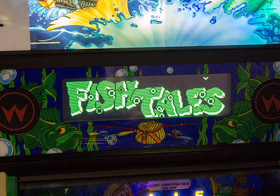 Fish Tales with a ColorDMD display in single colour mode