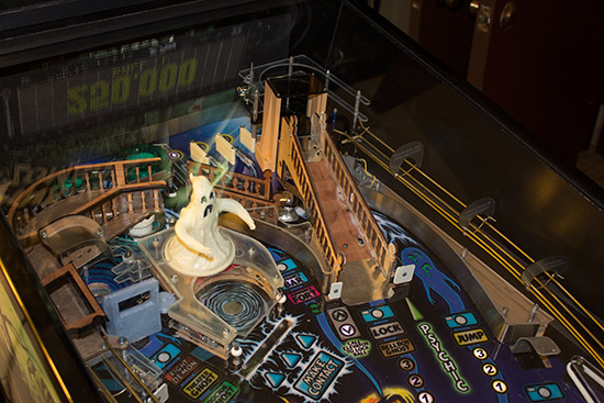 The upper part of the playfield