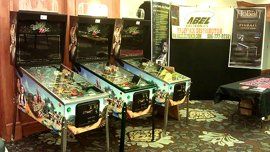 Abel Electronics is the local Jersey Jack Pinball distributor and has two standard The Wizard of Ozs and one LE