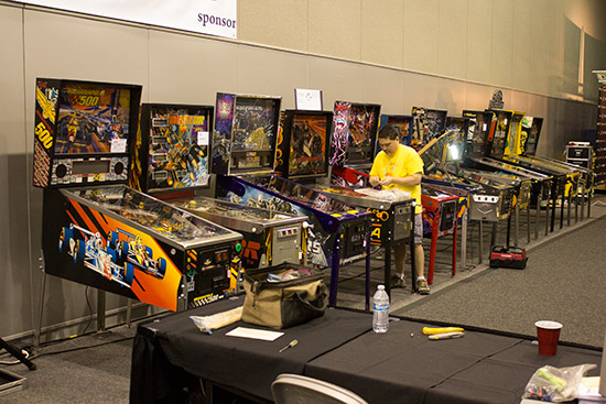 Final adjustments to the machines used for the main tournament