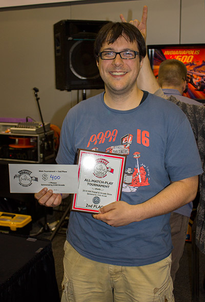 Second place, Tim Tournay