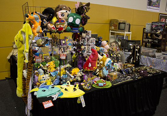 Chronos Gifts was next with their eclectic mix of plush toys, jewelry and assorted novelty items