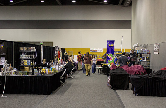 The card and board games area