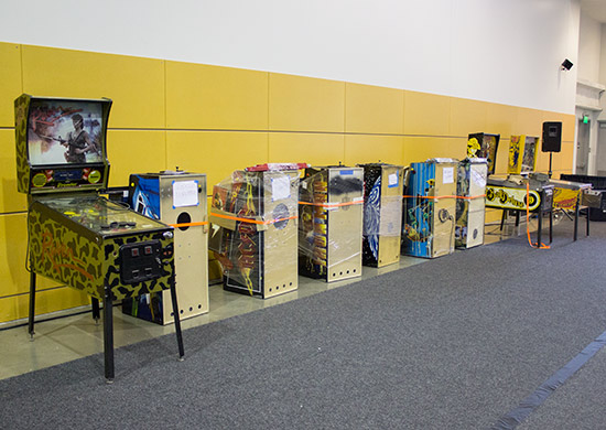 Machines for the tournaments area