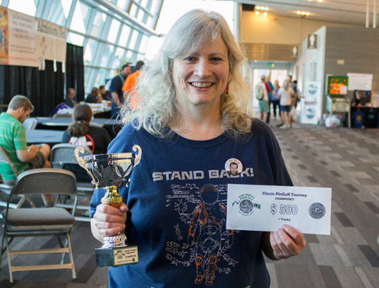 Winner of the Classics PinGolf Tournament, Julie Gray