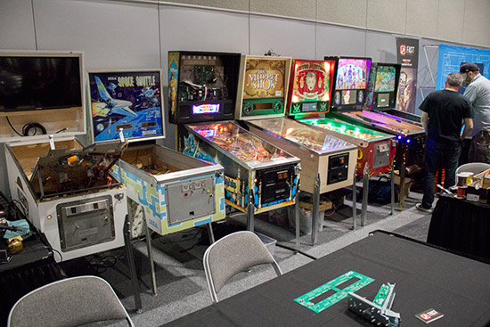 The Fast Pinball stand
