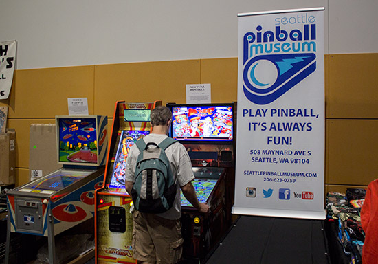The Seattle Pinball Museum brought three interesting games along