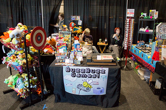 Buzz Buzz Games also had lots of toy characters and accessories