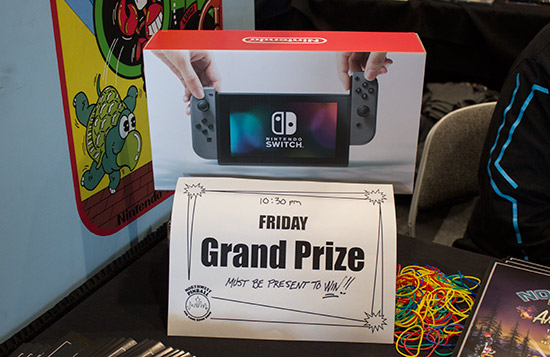 Friday's grand prize - a Nintendo Switch